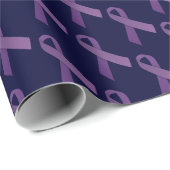 Lila Bewusstsein für den Krebs in Multifunktionsba Geschenkpapier (Rolleneckpunkt)