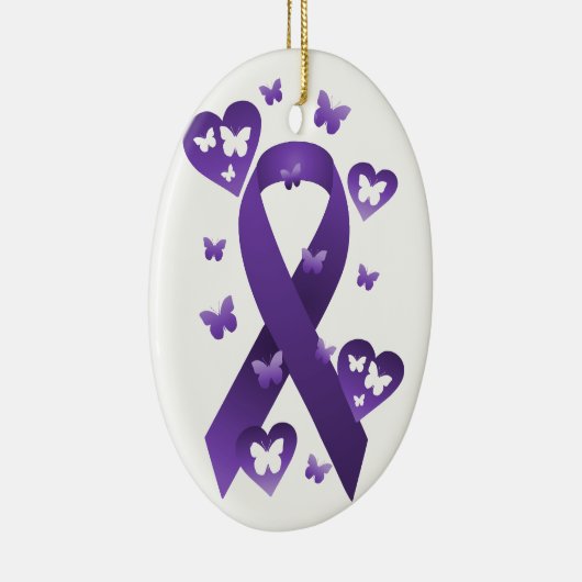 Lila Bewusstsein Keramikornament (Rechts)