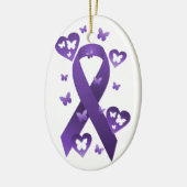 Lila Bewusstsein Keramikornament (Links)