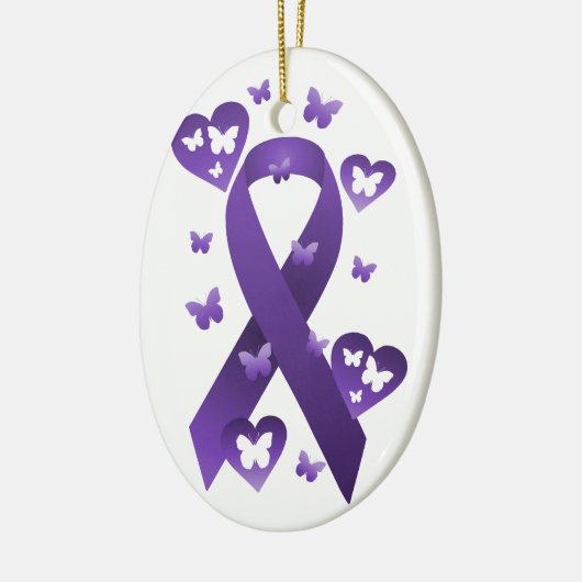 Lila Bewusstsein Keramikornament (Links)