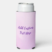 Lila Bewusstsein Selters Dosenkühler (Seltzer Rückseite)