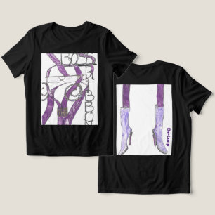 Lila Bewusstsein Tri-Blend Shirt