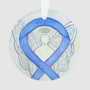 Lila-Bewusstseins-Schleifen-Engel individuell ange Ornament