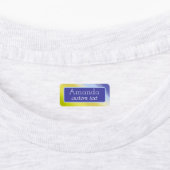 Lila Bezeichnung für Gradientkalk grün Etiketten (Befestigt)