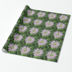 Lila Bienenpalme Geschenkpapier