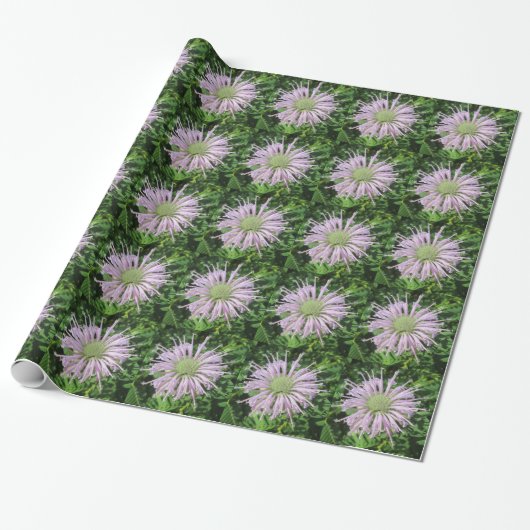 Lila Bienenpalme Geschenkpapier (Ungerollt)