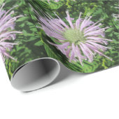 Lila Bienenpalme Geschenkpapier (Rolleneckpunkt)