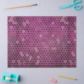 Lila Bienenreihe - Design 1 Seidenpapier (Basteln)