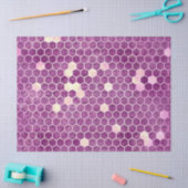 Lila Bienenreihen - Design 13 Seidenpapier (Basteln)