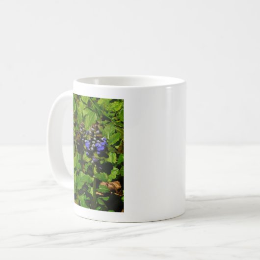Lila Bienenvölker und Hummel Kaffeetasse (Vorderseite Links)