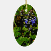 Lila Bienenvölker und Hummel Keramikornament (Rechts)