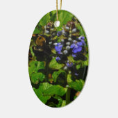 Lila Bienenvölker und Hummel Keramikornament (Links)