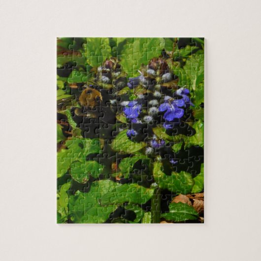 Lila Bienenvölker und Hummel Puzzle (Vertikal)