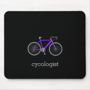 lila Bike-Zykologe Mousepad