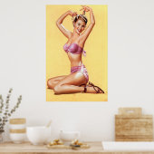Lila Bikini Poster (Küche)