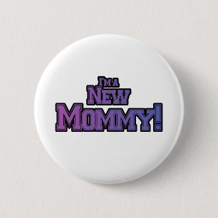 Lila bin ich ein neuer Mama-Shirts und Geschenke Button