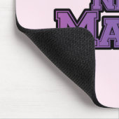 Lila bin ich ein New Mama Tshirts und Geschenke Mousepad (Ecke)