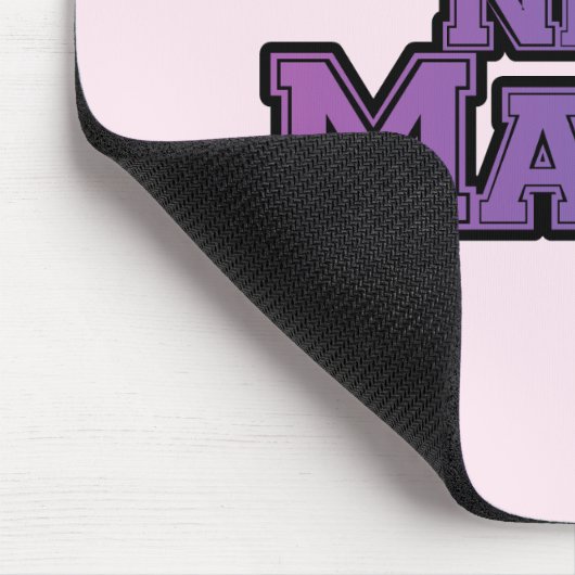 Lila bin ich ein New Mama Tshirts und Geschenke Mousepad (Ecke)