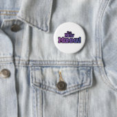 Lila bin ich ein New Momma Tshirts und Geschenke Button (Beispiel)