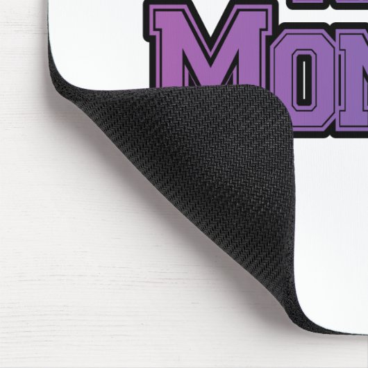 Lila bin ich ein New Momma Tshirts und Geschenke Mousepad (Ecke)