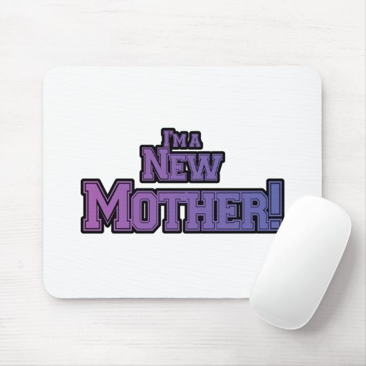 Lila bin ich eine neue Muttermutter-Hemden und Ges Mousepad (Mit Mouse)