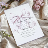 Lila bindet sie das Brautparty des Knotenbruchs Einladung