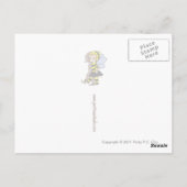 Lila Bird Postkarte (Rückseite)