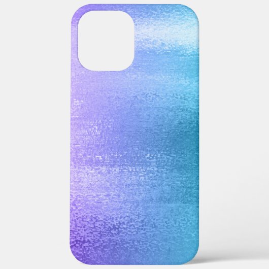 Lila bis aquamariner ombre glänzender Hintergrund Case-Mate iPhone Hülle (Rückseite)