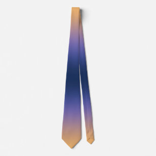 Lila bis Navyblau Farbverlauf Schlips Elegant Mode Krawatte