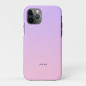 Lila bis rosa ombre Case-Mate iPhone hülle (Rückseite)