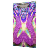 LILA ~ BIZARRE 3D! ~ Blue Yellow Pink original ~ Klemmbrett (Links)