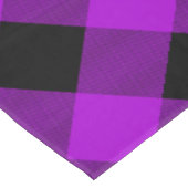 Lila & Black Buffalo Karierter Karo | Tischdecke (Schrägansicht)