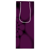 Lila Black Butterfly Petal Geschenktüte Für Weinflaschen (Vorderseite)