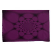 Lila Black Butterfly Petal Kissenbezug (Vorderseite-Rechts)