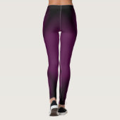 Lila Black Butterfly Petal Leggings (Rückseite)