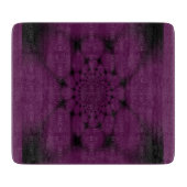 Lila Black Butterfly Petal Schneidebrett (Vorderseite)