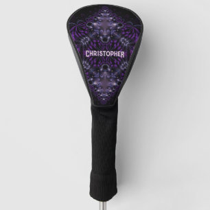 Lila Black Exotic Gothic Golf Headcover
