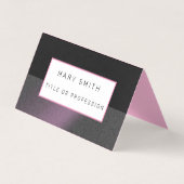 Lila Black Luxury Visitenkarten (Vorderseite)