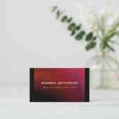 Lila Black Makeust Artist Business Card Visitenkarte (Stehend Vorderseite)