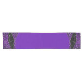 LILA BLACK MARBLE AGATE Table Runner Kurzer Tischläufer (Horizontal)