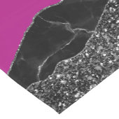 LILA BLACK MARBLE AGATE Table Runner Kurzer Tischläufer (Ecke)