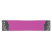 LILA BLACK MARBLE AGATE Table Runner Kurzer Tischläufer (Horizontal)