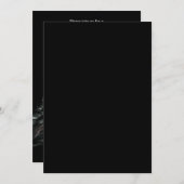 Lila Black Masquerade Sweet 16 Ball Einladung (Vorne/Hinten)