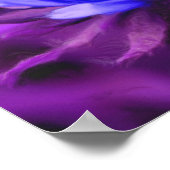 Lila Black Mit Augen Susan Blume Foto Malerei Poster (Ecke)