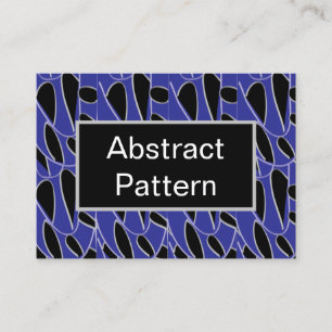 Lila Black Modern Abstrakt Visitenkarte