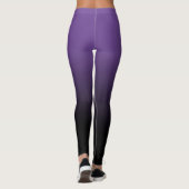 Lila Black Ombre Leggings (Rückseite)