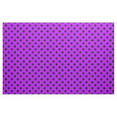Lila Black Polka Dots Textile Stoff (Fat Quarter (45,7 x 55,9 cm))