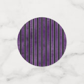 LILA BLACK SPOOKY HALLOWEEN PATTER KONFETTI (Klein Vorderseite)