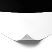 Lila-Black Ying Yang Poster Paper (Matte) (Ecke)