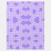 Lila Blankette! Fleecedecke (Vorderseite)